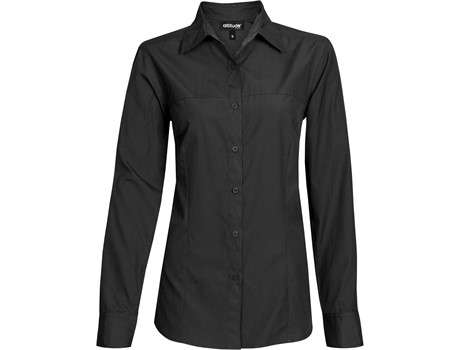 Altitude Long Sleeve Empire Shirt - Ladies - black