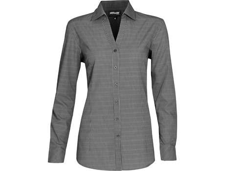 Altitude Long Sleeve Northampton Shirt - Ladies - black