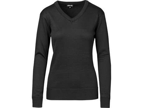 Altitude Long Sleeve Peru V-Neck Jersey - Ladies - black