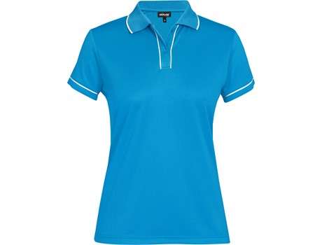 Altitude Osaka Golf Shirt - Ladies - cyan