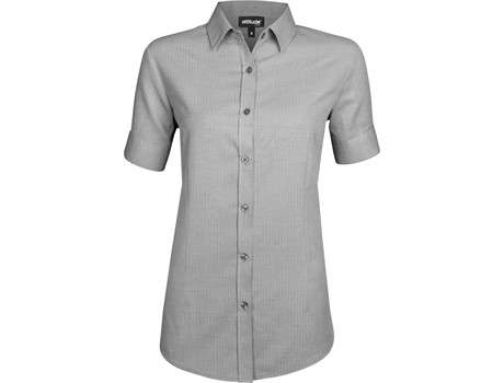 Altitude Short Sleeve Nottingham Shirt - Ladies - grey