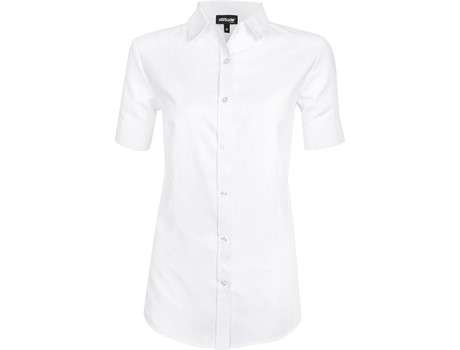 Altitude Short Sleeve Nottingham Shirt - Ladies - white