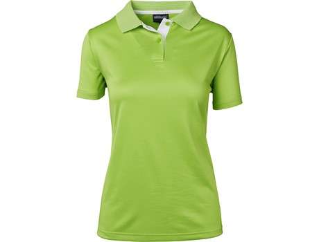 Altitude Tournament Golf Shirt - Ladies - lime