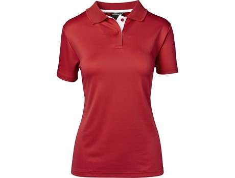 Altitude Tournament Golf Shirt - Ladies - red