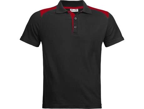 Altitude Apex Golf Shirt - Mens - black/red