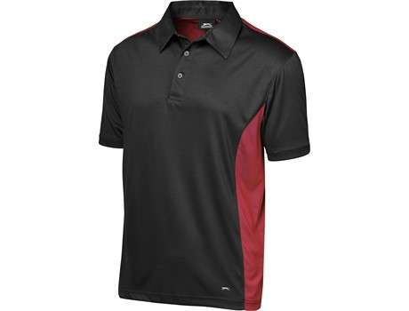Slazenger Glendower Golf Shirt - Mens - black/red (SLAZ-11400)