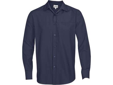 Altitude Long Sleeve Empire Shirt - Mens - navy