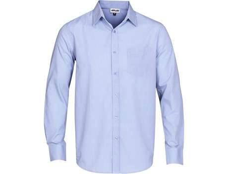 Altitude Long Sleeve Northampton Shirt - Mens - sky blue