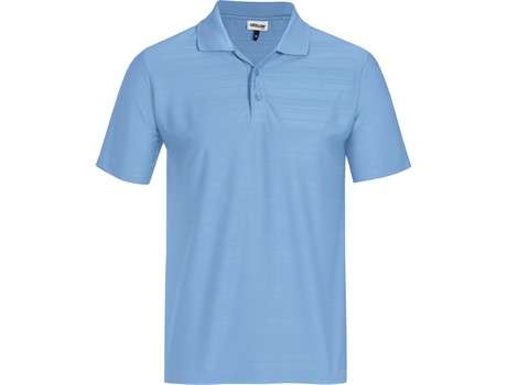 Altitude Milan Golf Shirt - Mens - sky blue