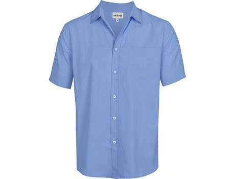 Altitude Short Sleeve Empire Shirt - Mens - sky blue