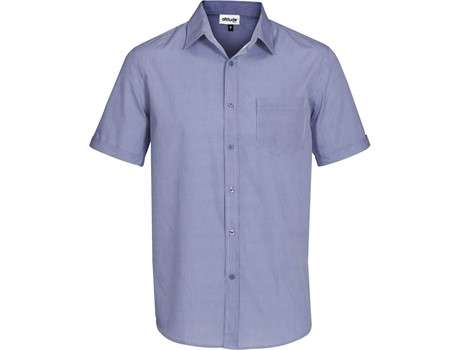 Altitude Short Sleeve Northampton Shirt - Mens - royal blue