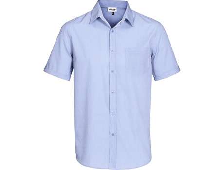 Altitude Short Sleeve Northampton Shirt - Mens - sky blue