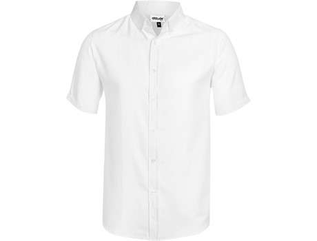 Altitude Short Sleeve Nottingham Shirt - Mens - white