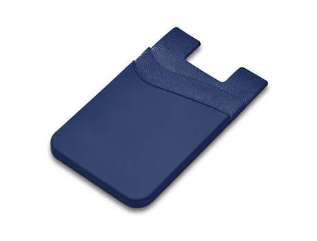 Snazzy Dual Phone Card Holder - navy