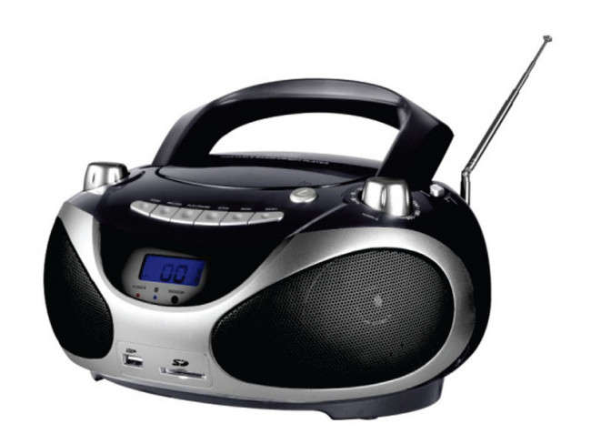 Telefunken Bluetooth Portable Radio CD/MP3 Player (TCD-830BT)