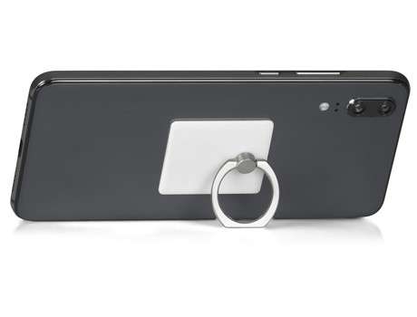 Tuscan Ring Grip and Phone Stand - white
