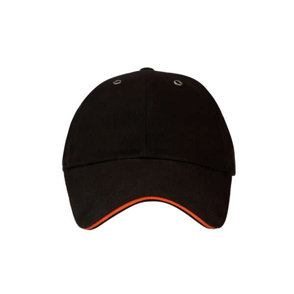 Classic Sandwich Cap - black/orange