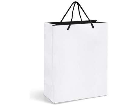 Dazzle Midi A4 Gift Bag - white (Giftbag-1005)