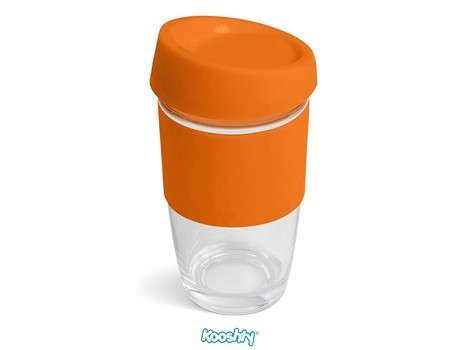 Kooshty Jumbo Glass Kup - 480ml - orange (KS-633)
