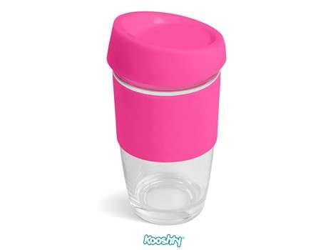 Kooshty Jumbo Glass Kup - 480ml - pink (KS-633)