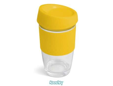 Kooshty Jumbo Glass Kup - 480ml - yellow (KS-633)