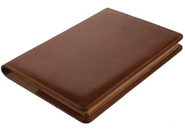 Bettoni A5 Valenti Notebook - leather, brown (NBK-3010)
