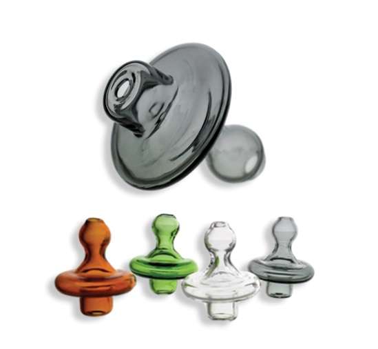Bong Accessories - Glass Carb Cap (assorted) (BNGA02)