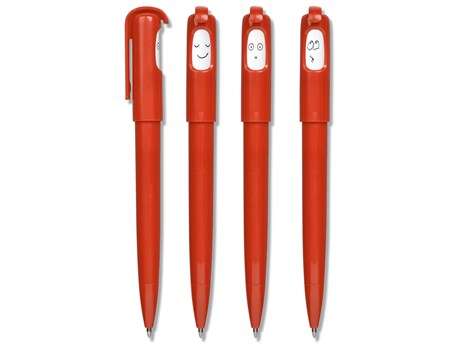 Koko Smiley Ball Pen - red (Pen-1940)