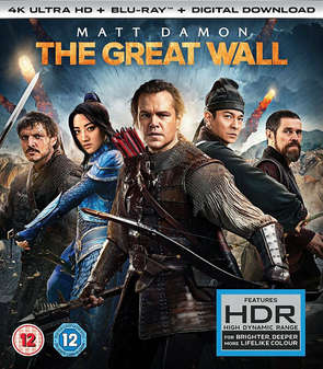Great Wall, The (Matt Damon, Willem Dafoe, Andy Lau) (4K Ultra HD+Blu Ray)