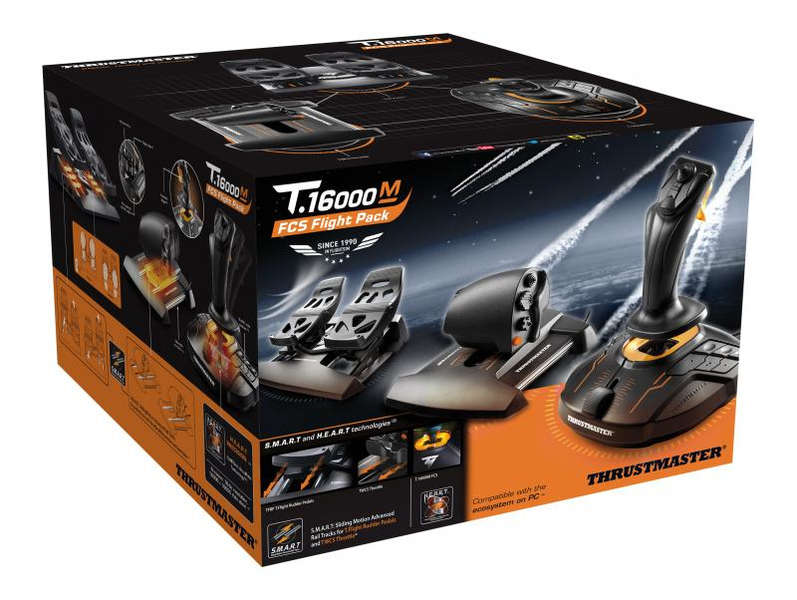 Thrustmaster T.16000M FCS Flight Pack Joystick - Black (PC/Mac)