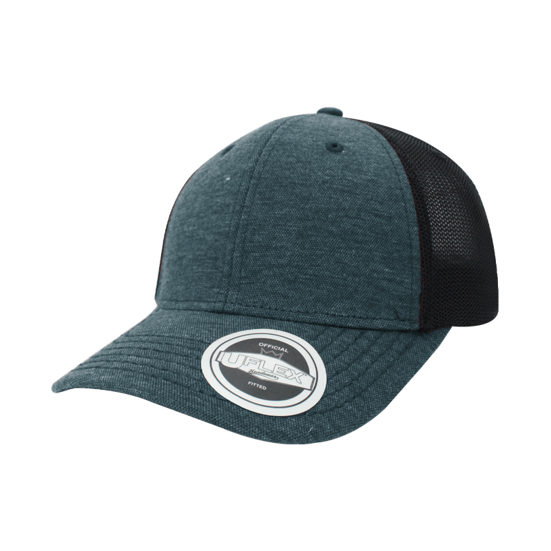 Uflex 6 Panel Fitted Trucker - sea blue (U15503)