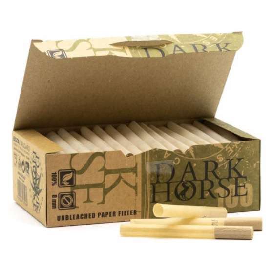 Dark Horse - Unbleached Canna Tubes (500s) (DHCT01)