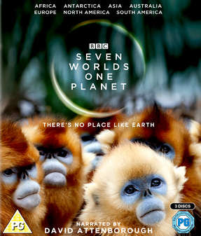 Seven Worlds One Planet (David Attenborough) (Blu Ray)