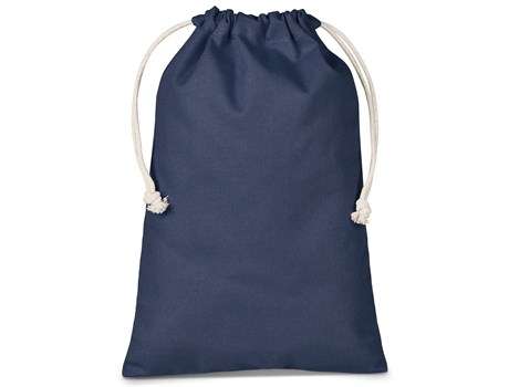 Allsorts Midi Cotton Drawstring Pouch - navy (Bag-4701)
