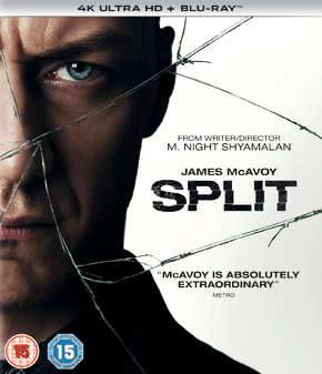 Split (James McAvoy) (4K Ultra HD+Blu Ray)