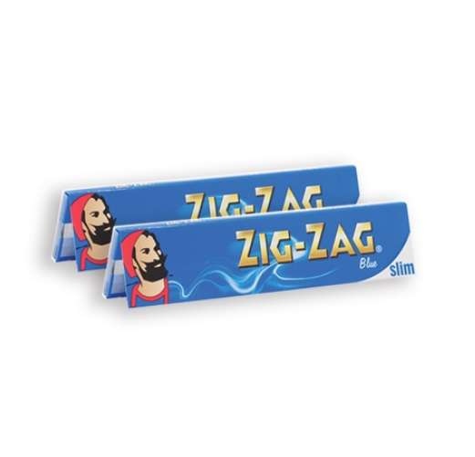 Zigzag Paper - King Size Slim Blue (ZZP04)