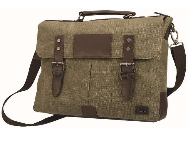 Canvas Bag with Genuine Leather Trims (CL-102)