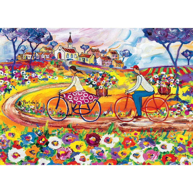 Memorable Day Cycling - Portchie (1000 Piece Puzzle)
