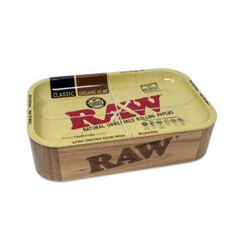 RAW Wooden Box - Cache Box with tray lid (RAW072)