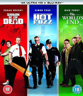 Worlds End/Hot Fuzz/Shaun of the Dead (Simon Pegg) (4K Ultra HD+Blu Ray)