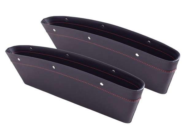 2-Piece Car Seat Gap Organiser - black (P2548B)