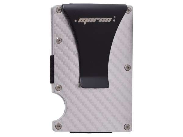 RFID Card Holder and Money Clip - silver (P2547S)
