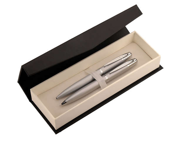 Summit Ballpen/Pencil Set - silver (W-1221SET)
