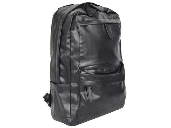 Urban Man Navigator PU Backpack - black (UG001B)