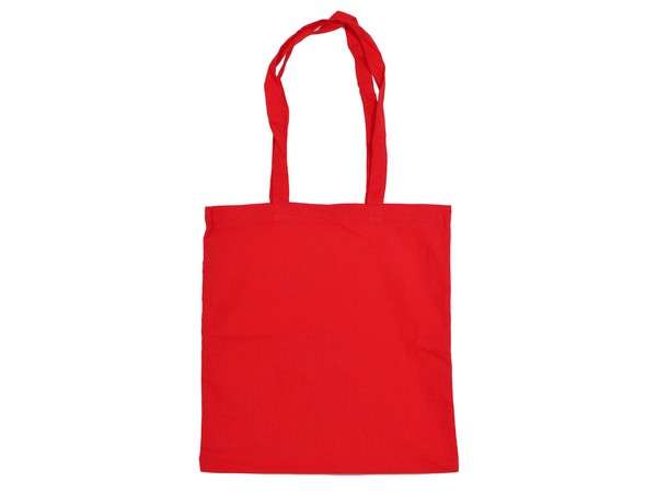 140g Cotton Tote Bag - red (BAG143R)