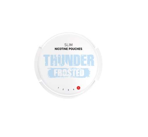 General Snus Thunder Slim Nicotine Pouch - Frosted White