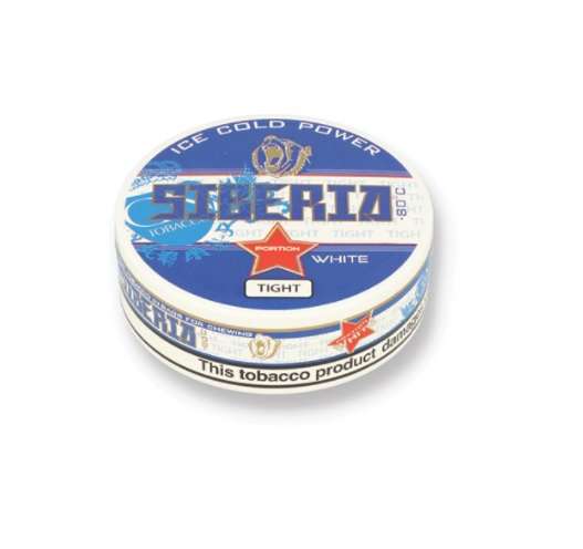 Siberia Blue Snus - Slim White 24mg/g (10x20g) (SSN02)