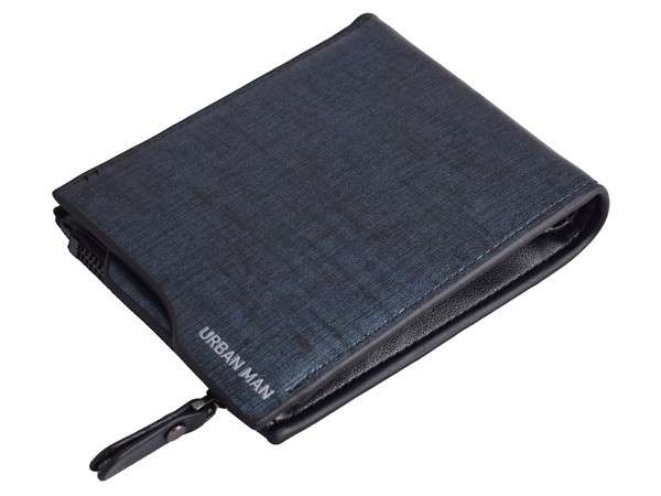 Urban Man Oxford 2 Piece PU Wallet and Cardholder (UGW805B)