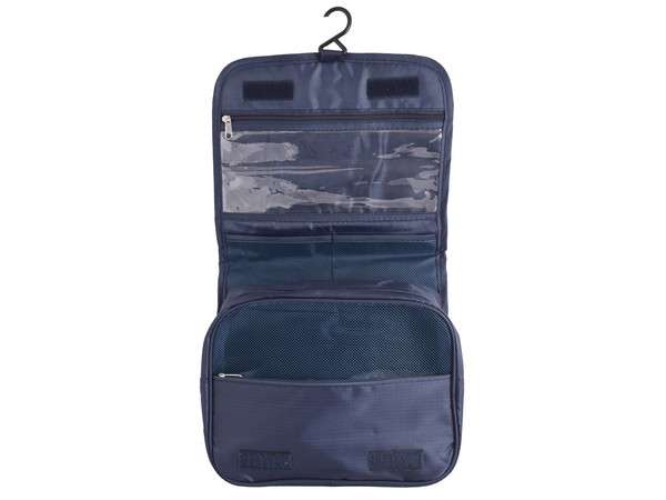 Velcro Hanging Toiletry Bag - blue (P2555E)