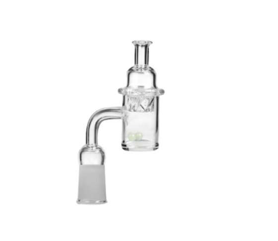 Bong Accessories - Cyclone Quartz Domeless Nail with Terp Balls Female Banger, 14mm (BNGA11)